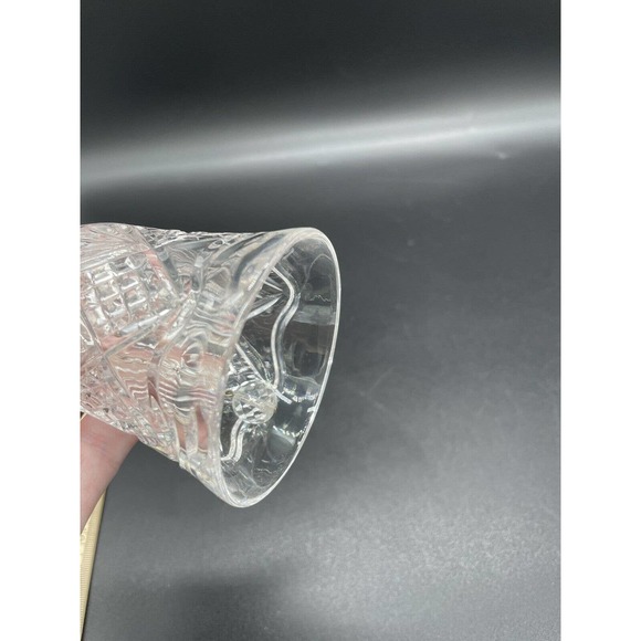 Vintage Royal Crystal Rock RCR Hand Cut Lead Crystal Bell Made in Italy - Picture 4 of 5